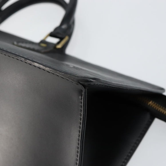 LOUIS VUITTON Epi Sac Triangle Hand Bag Black M52092 LV Auth ep10954