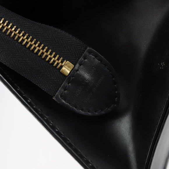 LOUIS VUITTON Epi Sac Triangle Hand Bag Black M52092 LV Auth ep10954