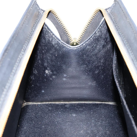 LOUIS VUITTON Epi Sac Triangle Hand Bag Black M52092 LV Auth ep10954