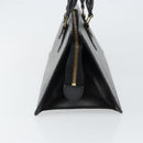 LOUIS VUITTON Epi Sac Triangle Hand Bag Black M52092 LV Auth ep10954-4