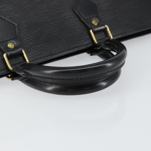 LOUIS VUITTON Epi Sac Triangle Hand Bag Black M52092 LV Auth ep10954