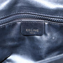 CELINE Shoulder Bag Leather Black Gold Auth ep10956-18