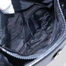 CELINE Shoulder Bag Leather Black Gold Auth ep10956-11