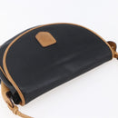 CELINE Shoulder Bag Leather Black Gold Auth ep10956-6