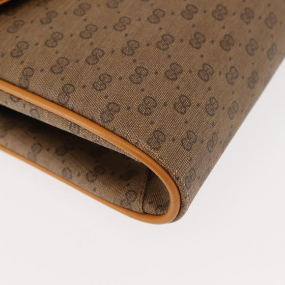 GUCCI Micro GG Supreme Shoulder Bag PVC Beige Gold 004 261 1923 Auth ep10957