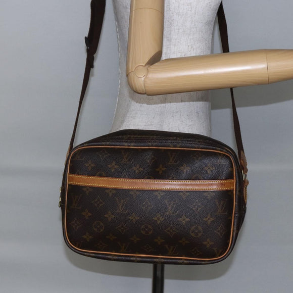 LOUIS VUITTON Monogram Reporter PM Schoudertas M45254 LV Auth ep10962