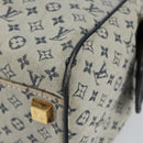 LOUIS VUITTON Monogram Mini Josephine PM Hand Bag Blue M92049 LV Auth ep10965-9