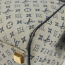 LOUIS VUITTON Monogram Mini Josephine PM Hand Bag Blue M92049 LV Auth ep10965-15