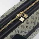 LOUIS VUITTON Monogram Mini Josephine PM Hand Bag Blue M92049 LV Auth ep10965-17