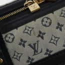 LOUIS VUITTON Monogram Mini Josephine PM Hand Bag Blue M92049 LV Auth ep10965-10