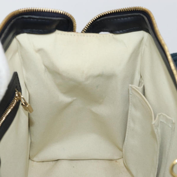 LOUIS VUITTON Monogram Mini Josephine PM Hand Bag Blue M92049 LV Auth ep10965