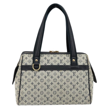LOUIS VUITTON Monogram Mini Josephine PM Hand Bag Blue M92049 LV Auth ep10965 - 0