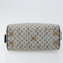 LOUIS VUITTON Monogram Mini Josephine PM Hand Bag Blue M92049 LV Auth ep10965-5