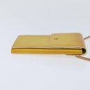 LOUIS VUITTON Monogram Vernis Walker Wallet Lime Yellow M91074 LV Auth ep10966-4