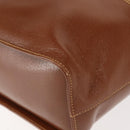 GUCCI Shoulder Bag Leather Brown Auth ep10968-15