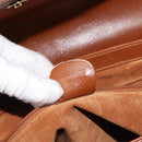 GUCCI Shoulder Bag Leather Brown Auth ep10968-12