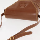 GUCCI Shoulder Bag Leather Brown Auth ep10968-7