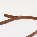 GUCCI Shoulder Bag Leather Brown Auth ep10968-14