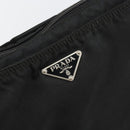 PRADA Shoulder Bag Nylon Black Silver Auth ep10975-18