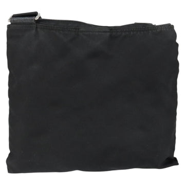 PRADA Shoulder Bag Nylon Black Silver Auth ep10975 - 0
