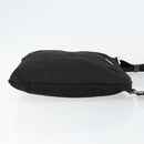 PRADA Shoulder Bag Nylon Black Silver Auth ep10975-3