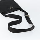 PRADA Shoulder Bag Nylon Black Silver Auth ep10975-7
