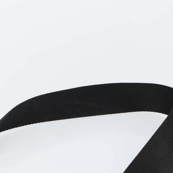 PRADA Shoulder Bag Nylon Black Silver Auth ep10975