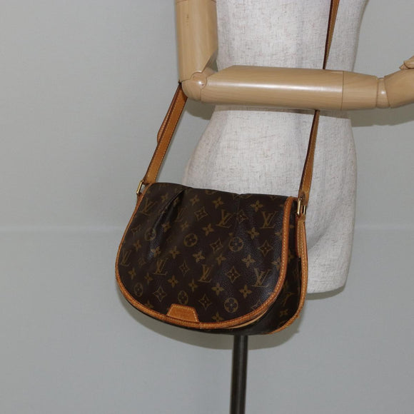 LOUIS VUITTON Monogram Menilmontant PM Shoulder Bag M40474 LV Auth ep10977