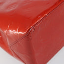 LOUIS VUITTON Monogram Vernis Reade PM Hand Bag Red Rouge M91088 LV Auth ep10979-14