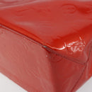 LOUIS VUITTON Monogram Vernis Reade PM Hand Bag Red Rouge M91088 LV Auth ep10979-15