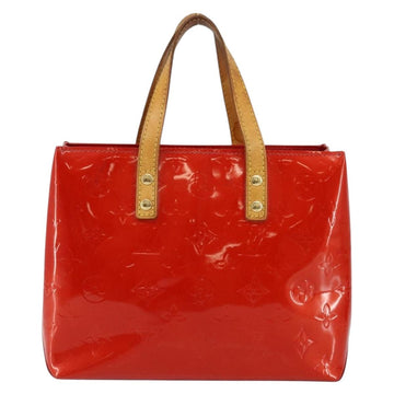 LOUIS VUITTON Monogram Vernis Reade PM Hand Bag Red Rouge M91088 LV Auth ep10979 - 0