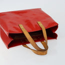 LOUIS VUITTON Monogram Vernis Reade PM Hand Bag Red Rouge M91088 LV Auth ep10979-6