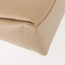 GUCCI Bamboo Hand Bag Leather 2way Beige Gold 000 781 0175 Auth ep10980-16