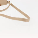 GUCCI Bamboo Hand Bag Leather 2way Beige Gold 000 781 0175 Auth ep10980-9