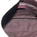 GUCCI GG Canvas Shoulder Bag Beige Silver 120841 Auth ep10981-17