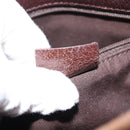 GUCCI GG Canvas Shoulder Bag Beige Silver 120841 Auth ep10981-21