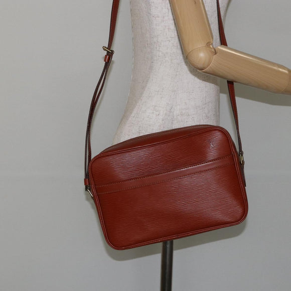 LOUIS VUITTON Epi Trocadero 27 Shoulder Bag Brown M52313 LV Auth ep10982