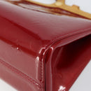 LOUIS VUITTON Monogram Vernis Roxbury Drive Bag 2way Red M91987 LV Auth ep10983-9
