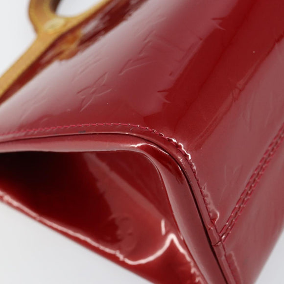 LOUIS VUITTON Monogram Vernis Roxbury Drive Bag 2way Red M91987 LV Auth ep10983