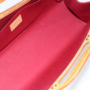 LOUIS VUITTON Monogram Vernis Roxbury Drive Bag 2way Red M91987 LV Auth ep10983-11