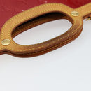 LOUIS VUITTON Monogram Vernis Roxbury Drive Bag 2way Red M91987 LV Auth ep10983-7