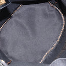 FENDI Hand Bag Nylon Black Gold Auth ep10985-15