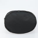 FENDI Hand Bag Nylon Black Gold Auth ep10985-9