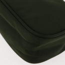 PRADA Accessory Pouch Nylon Khaki Auth ep10991-14
