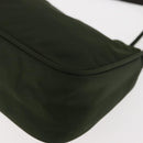 PRADA Accessory Pouch Nylon Khaki Auth ep10991-16
