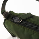 PRADA Accessory Pouch Nylon Khaki Auth ep10991-10