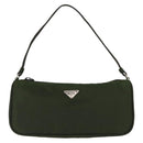 PRADA Accessory Pouch Nylon Khaki Auth ep10991-13