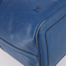 LOUIS VUITTON Epi Keepall 50 Boston Bag Blue M42965 LV Auth ep10993-9