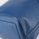 LOUIS VUITTON Epi Keepall 50 Boston Bag Blue M42965 LV Auth ep10993-16