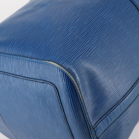 LOUIS VUITTON Epi Keepall 50 Boston Bag Blue M42965 LV Auth ep10993